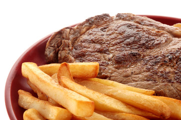 Sirloin Steak and Chips