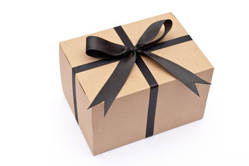 Box with black bow