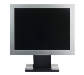 Monitor on white background