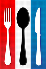 set of cutlery