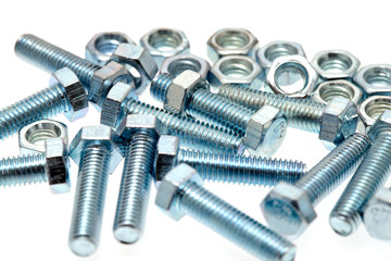 Gewindeschrauben mit Muttern