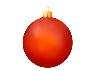 Red Christmas bauble