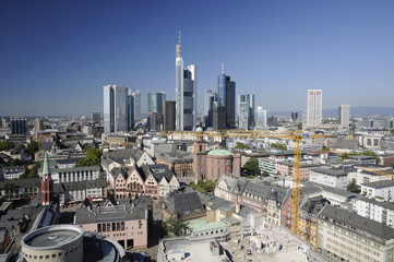 Fototapeta na wymiar Skyline von Frankfurt