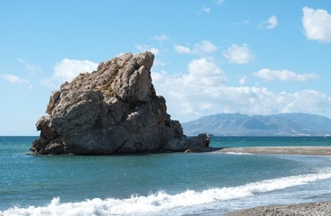 Fototapeta na wymiar Roca, playa