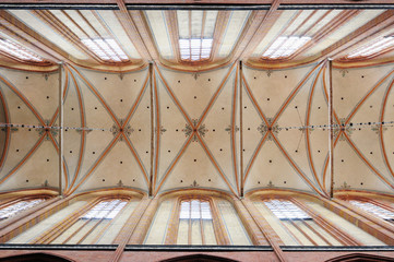 Decke in der Nikolai-Kirche in Wismar