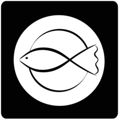 fish on a dish