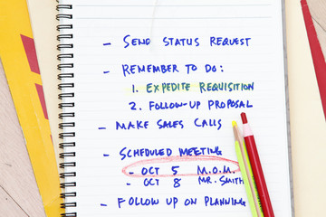 minutes of meeting