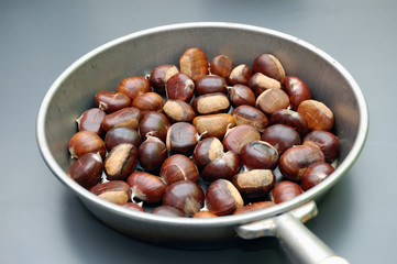 roasting chestnut