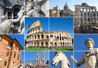 Obraz premium Roma, collage 1