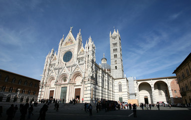 Fototapeta na wymiar Katedra Santa Maria siena