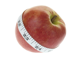 Apple with Tape Measure