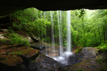 Fototapeta premium Wodospad w północnej Alabamie