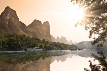Foto op Plexiglas Guilin Li-rivier, Guilin-regio - Guangxi, Zuid-China
