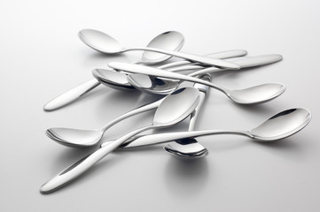 複数のスプーン