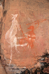 Aboriginal rock art, Nourlangie, Australia