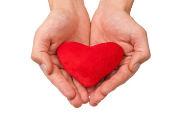 Obraz premium Heart in hands