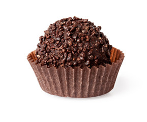 Delicious dark chocolate pralines