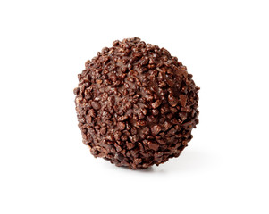 Delicious dark chocolate pralines