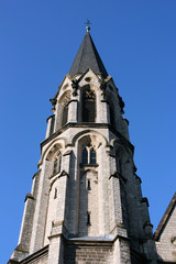 Fototapeta na wymiar Aachen, Germany - church tower