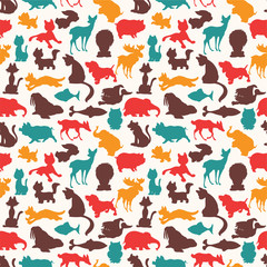 seamless animal pattern