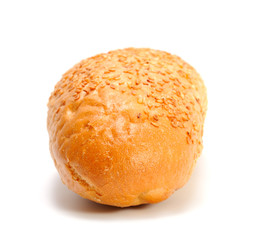 French bread isolated on white