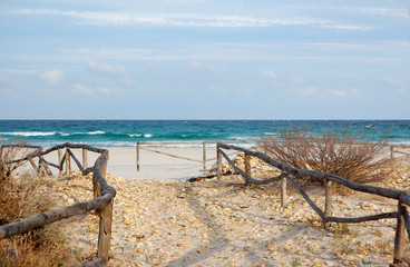 Spiaggia La Cinta - Sardegna (ingresso)