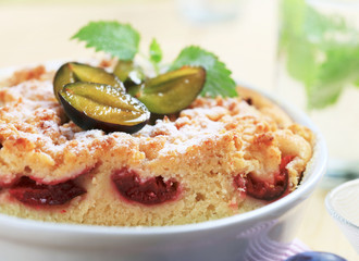 Plum cake
