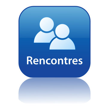 Bouton Web RENCONTRES (c&eacute;libataires amour agence matrimoniale)
