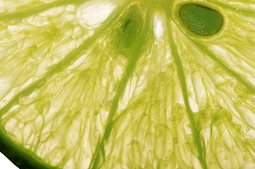 Photo sur Plexiglas Anti-reflet Tranches de fruits Section citron