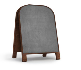 old  empty notice board