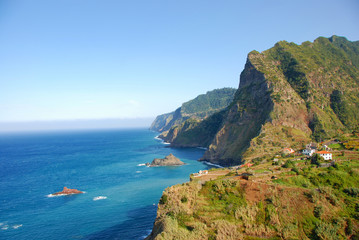 Fototapeta na wymiar Madeira Island, Ocean Blue