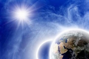 Planet in space