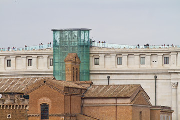 Obraz premium Aufzug auf das Vittorio Emanuele Denkmal, Rom