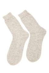 beige socks