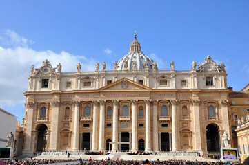 Fototapeta na wymiar Rome-Plac Świętego Piotra