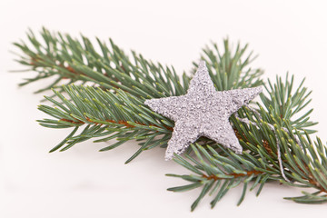 Christmas tree with star