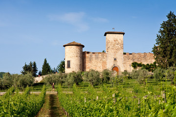 Typical Tuscan landscape