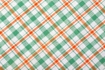 Checkered textile background