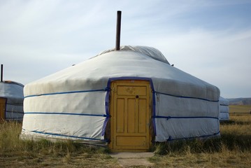 Yourte, Mongolie