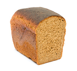 isolated bread on white background