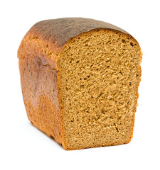 isolated bread on white background