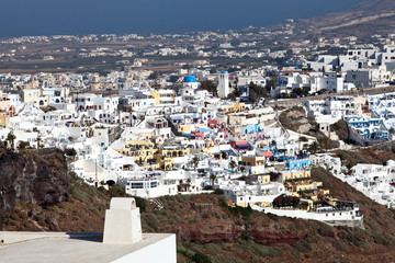 Naklejka premium Firostefani, Santorini