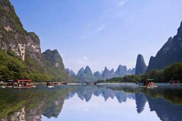 Rivière Li, région de Guilin - Guangxi, South China