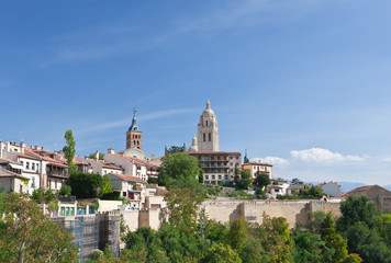 Fototapeta na wymiar Segovia cathedral, Spain