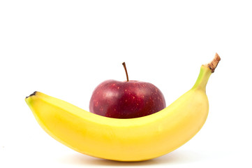 apple and banana