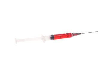 Fototapeta premium hypodermic syringe isolated