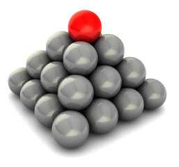 balls pyramid