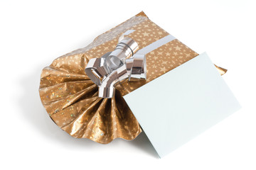 gift box with letter - regalo con lettera