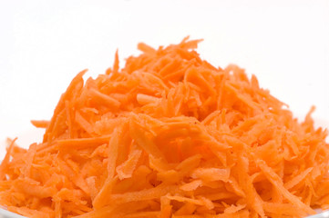 Sliced pickled cabbage carrots for