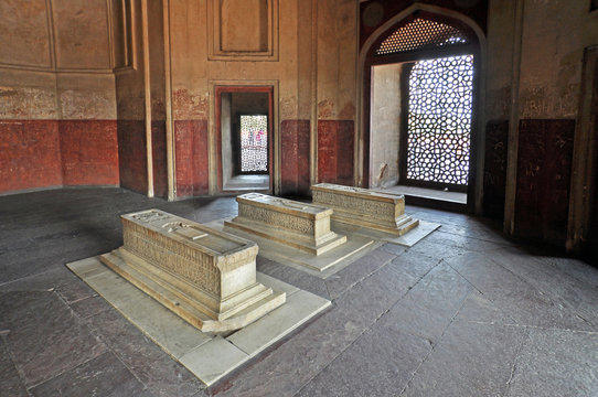 Interior of Humayun Tomb, India